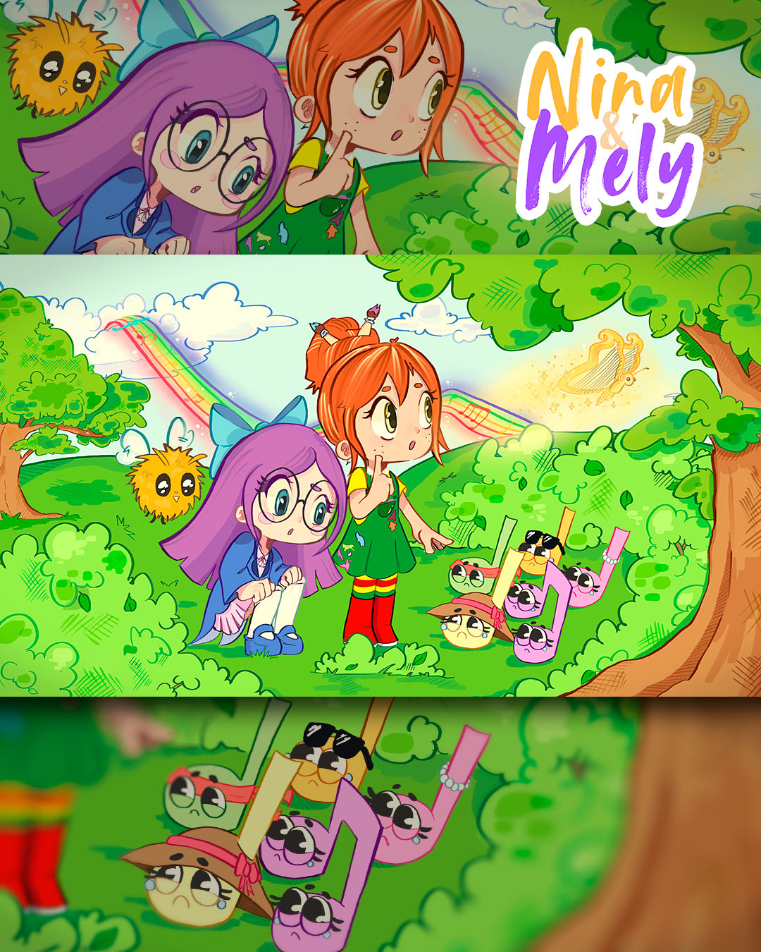Nina & Mely Teaser Poster